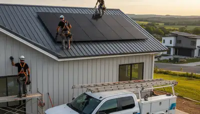 Professional metal roof installation by Memphis TN contractors | Next Level Exteriors