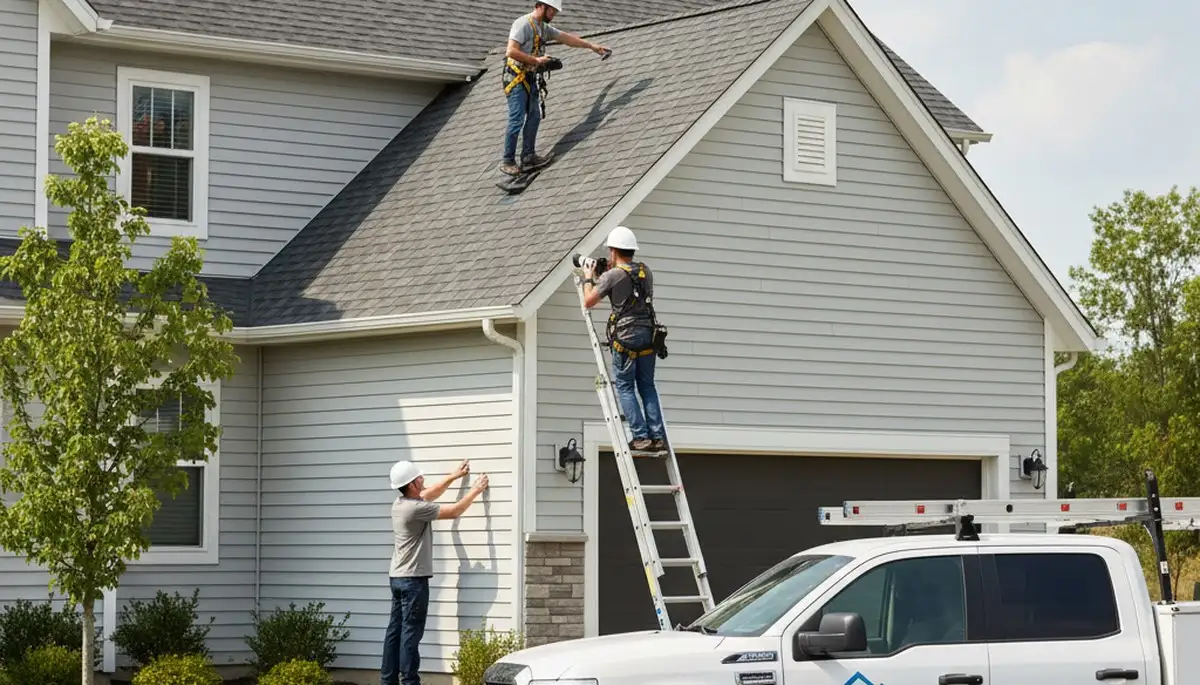 Professional roof inspection by vinyl siding experts in Memphis, TN