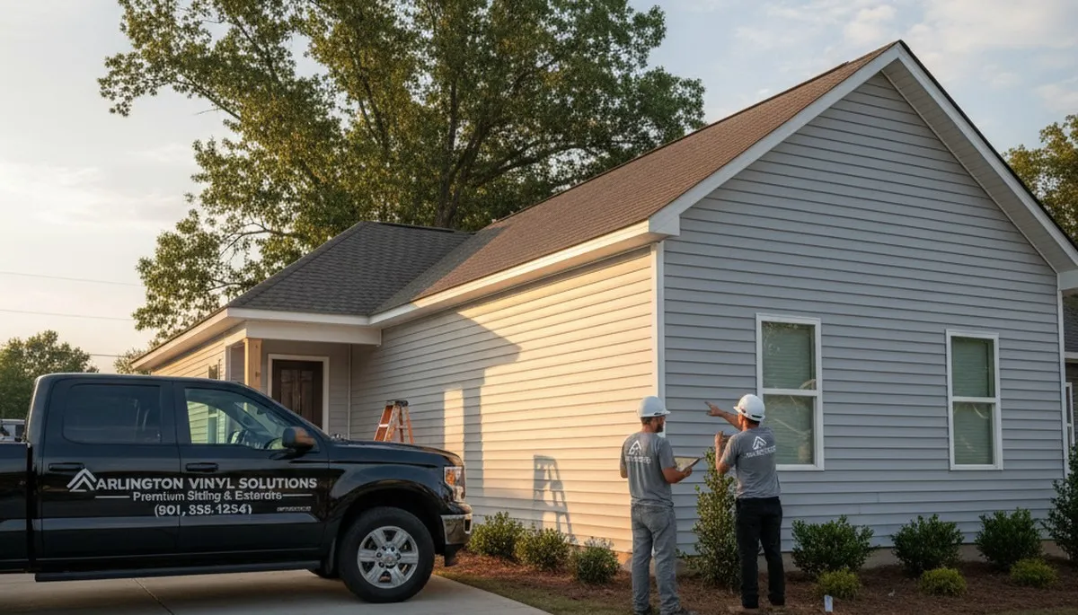 Professional vinyl siding installation on Memphis TN home exterior by vinylsidingmemphis.com