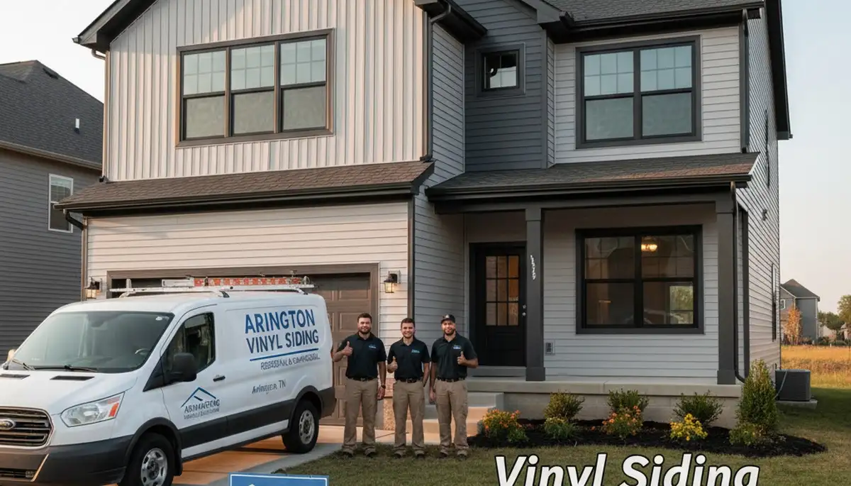 Professional vinyl siding installation on home exterior in Memphis, TN