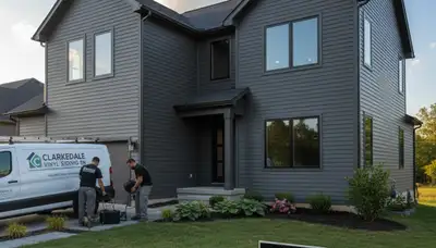 Professional vinyl siding installation on home exterior in Memphis, TN