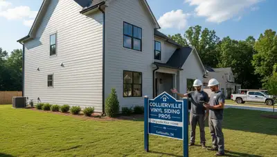 Vinyl siding installation on home exterior by expert contractors in Memphis, TN