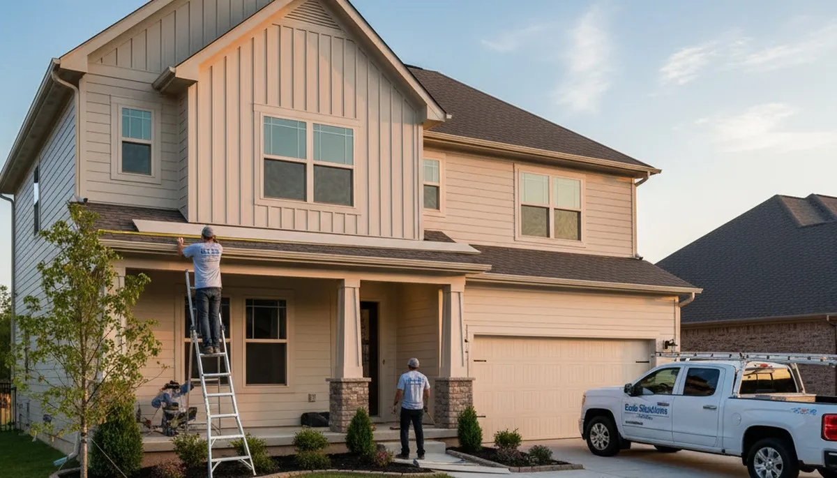 Vinyl siding installation by local contractors in Memphis, TN homes and businesses