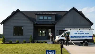 Professional vinyl siding installation on residential home exterior in Memphis, TN