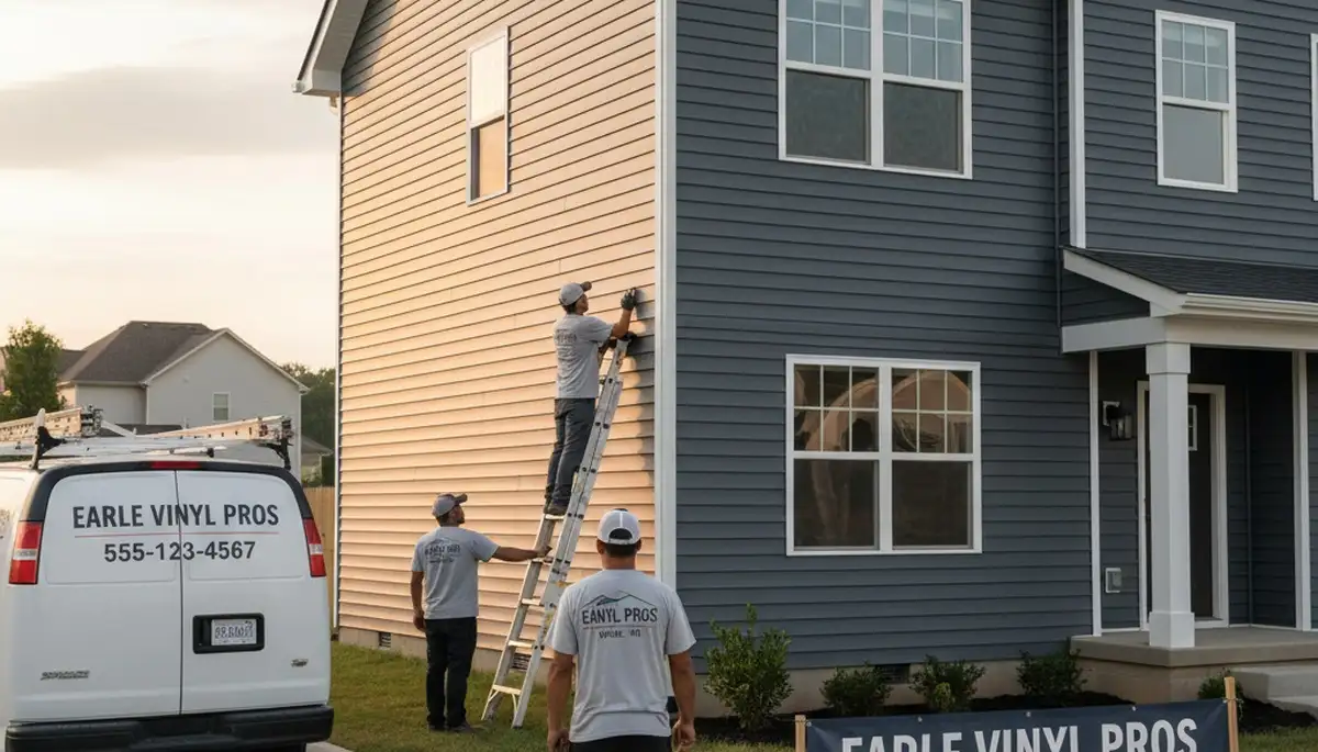 Professional vinyl siding installation on Memphis TN home exterior by local siding experts
