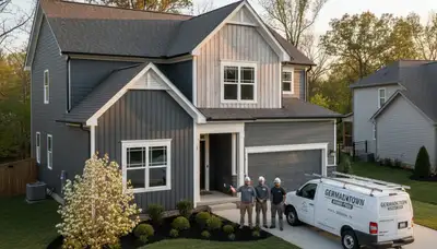 Professional vinyl siding installation on home exterior in Memphis, TN