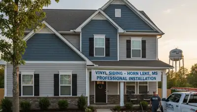 Vinyl siding contractors installing durable home siding in Memphis TN