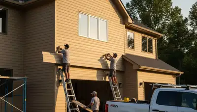 Professional vinyl siding installation on home exterior in Memphis, TN