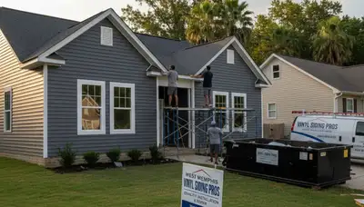 Professional vinyl siding installation on home exterior in Memphis, TN