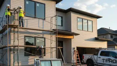 Professional vinyl siding and window installation in Memphis, TN by Next Level Exteriors