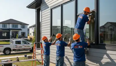 Professional window installation with durable vinyl siding in Memphis, TN homes